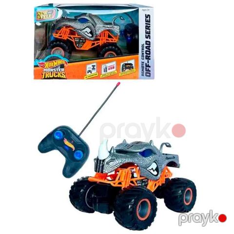 Təkərli oyuncaq Hot Wheels, uzaqdan idarə olunan RC, akkumulyator və USB şarj, güclü təkərlər, off-road üçün, 3+ yaş - H304-1042 — Bakı
