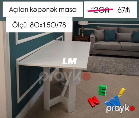 Yeni Kəpənək masalar Birbaşa istehsalçıdan alın‼ Qiymət 67₼ — Bakı