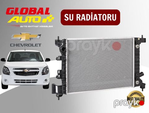 "Chevrolet Cobalt" su radiatoru — Bakı