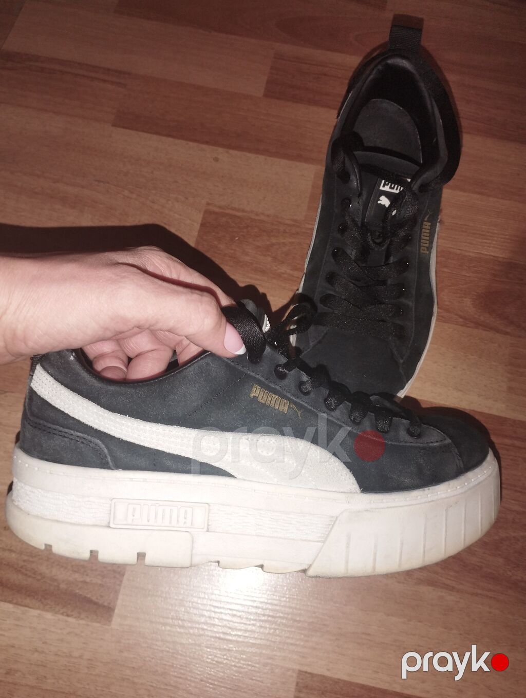 Puma, Ölçü: 38, rəng - Qara, İşlənmiş — Krosovka, Bakı (2)