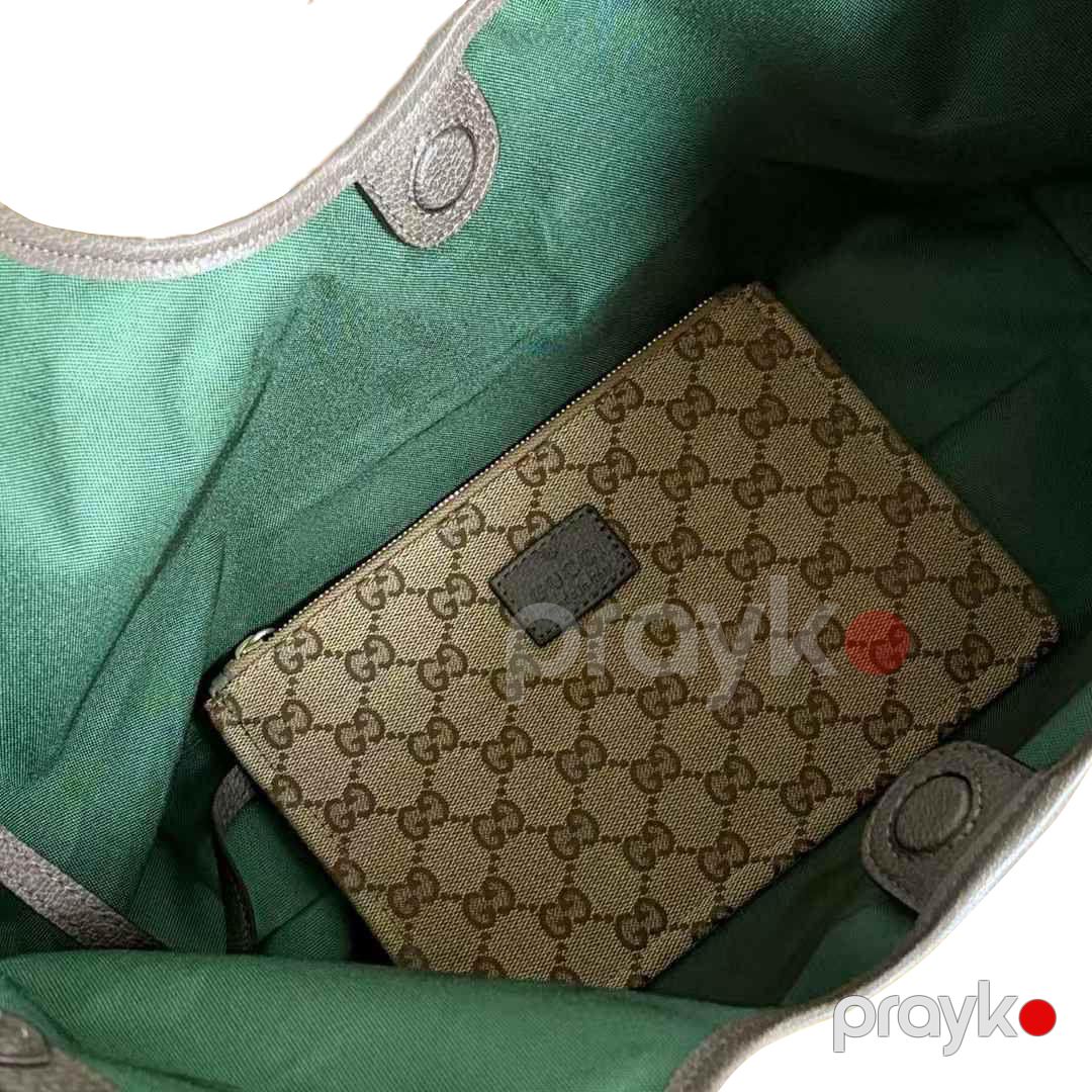 Gucci Ophidia Medium Tote – Klassik GG Canvas və İkonik Veb Detallı Çanta — Çantalar, çamadanlar, cüzdanlar, Bakı (6)