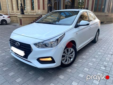 Hyundai Accent, 1.4 L, 2018 il, 128 000 km — Bakı