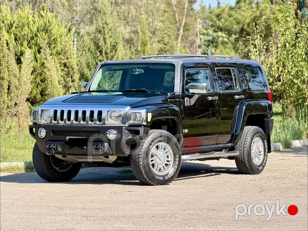 Hummer H3, qara rəng, 5 qapı SUV 3.2cdi dizel 4göz matoru qoyulub — Avtomobillər, Kürdəmir (4)