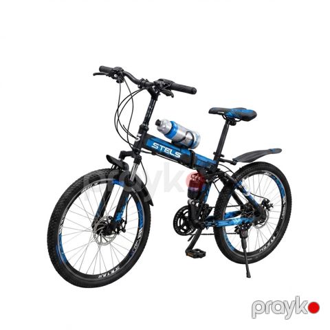 Qatlanan velosiped Stels 8470, 26", göy — Bakı