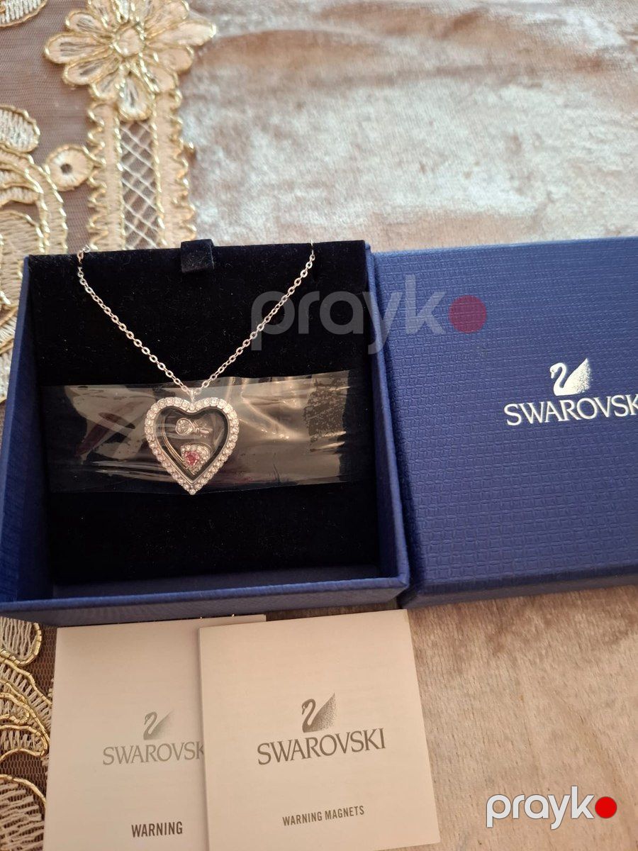 Gümüş boyunbağı Swarovski — Şəxsi əşyalar, Bakı (3)