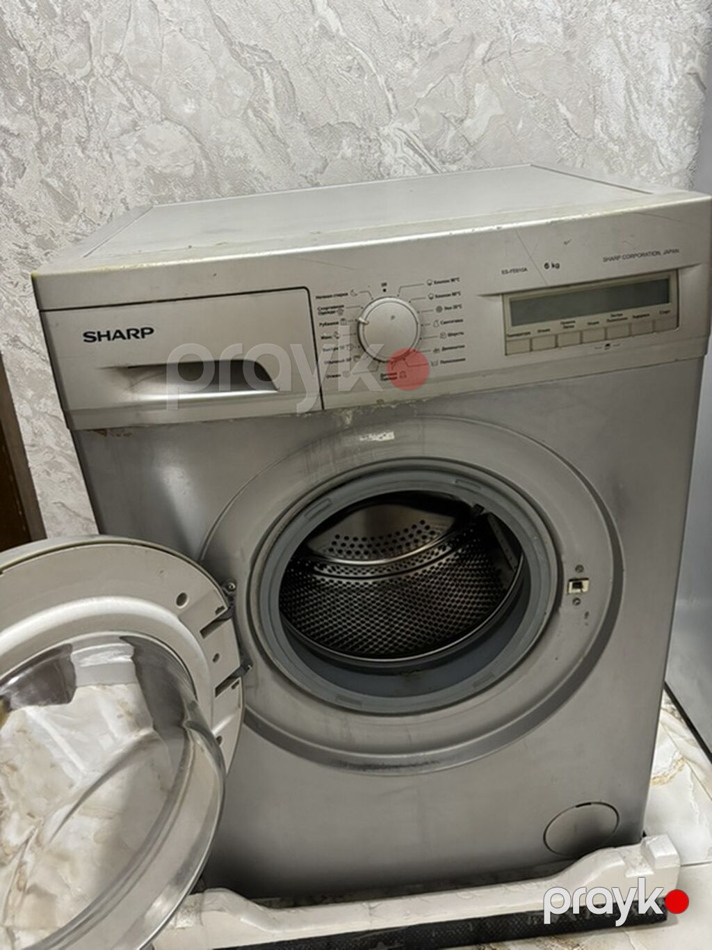 Sharp ES-FE610A paltaryuyan maşın - Yükləmə tipi: ön - Tutum: 6 kq — Çamaşır maşınları, Bakı (2)