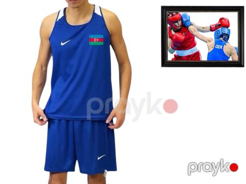 Boks forması, göy, ölçü XS — Bakı