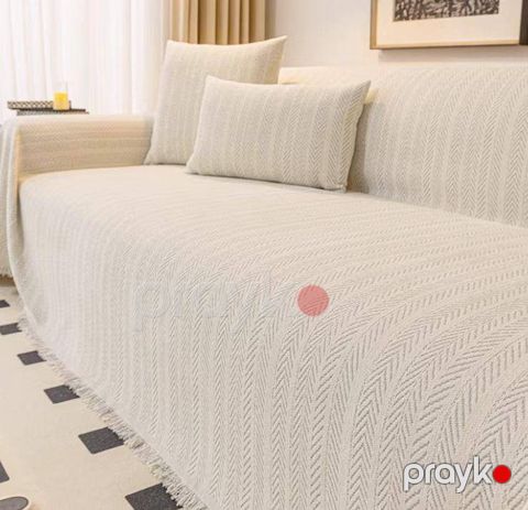 Divan üçün örtük Annaberry 142, bej, 180x180 sm — Bakı
