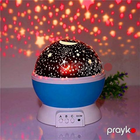 Gecə proyektoru GRD00250, 15х12 sm, plastik, mavi/ağ — Bakı
