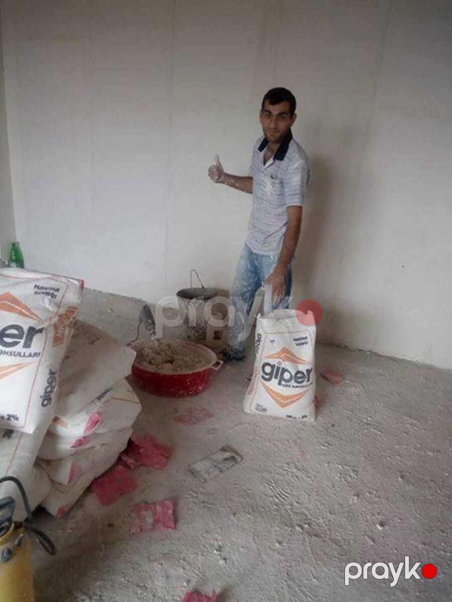 "Giper Ağdağ" dirək suvaq — Təmir və inşaat, Bakı (8)