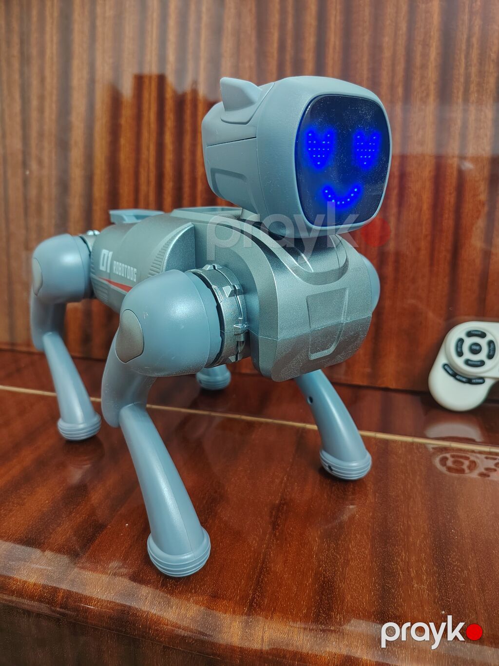 AI Bionic Mecha Robot İt – pultla idarə olunan interaktiv oyuncaq — Oyuncaq figuraları, Güzdək (9)