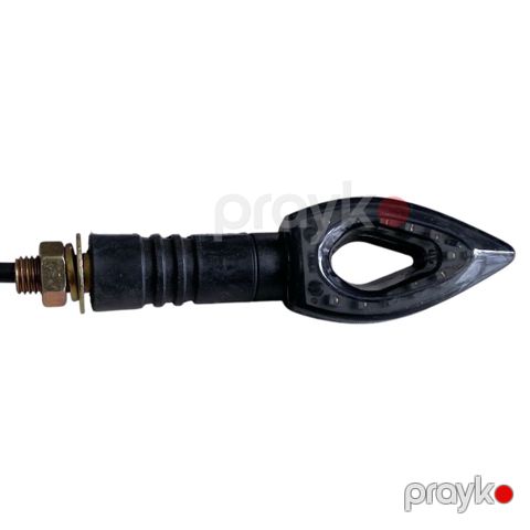 Motosiklet üçün dönmə işığı FX32/FX37, uzun kabel, qara, 1 ədəd - MTR_10168 — Bakı