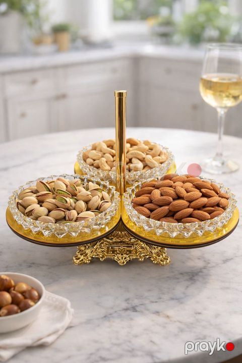 Çərəz qabı, 3 bölməli, yumru - homestore_vm2226 — Bakı