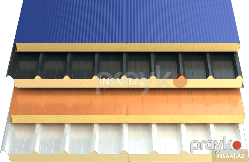 40 mm Pur Sendviç Panel Zavod Qiyməti — Mallar, Bakı (2)