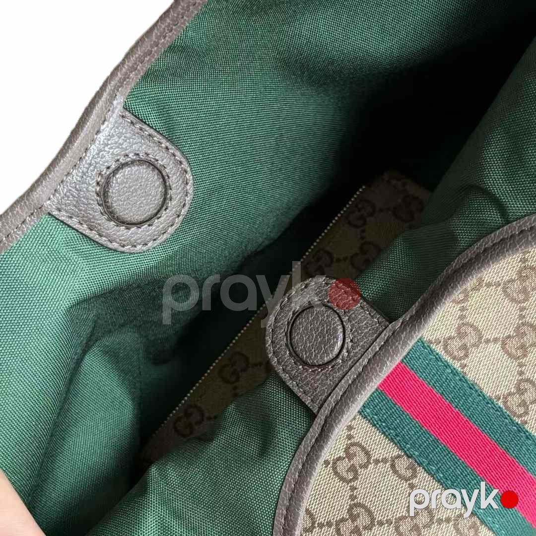 Gucci Ophidia Medium Tote – Klassik GG Canvas və İkonik Veb Detallı Çanta — Çantalar, çamadanlar, cüzdanlar, Bakı (4)