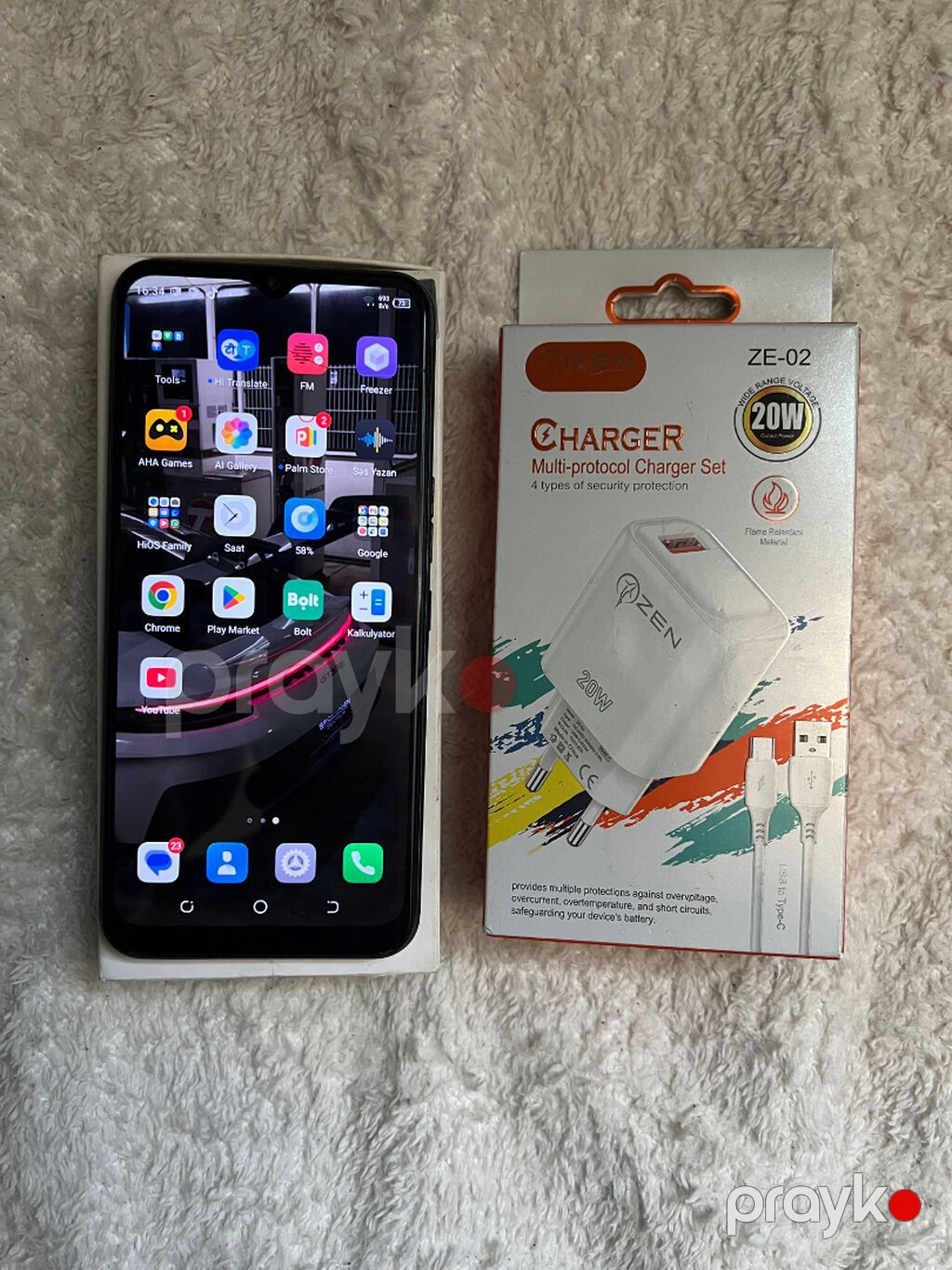 Tecno Spark 7, 32 GB, rəng - Qara, Sensor — Tecno, Bakı (3)