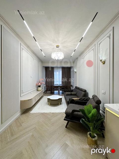 Satılır 3 otaqlı Bina evi menzil (Yeni tikili), 91 m², Xətai rayonu — Bakı