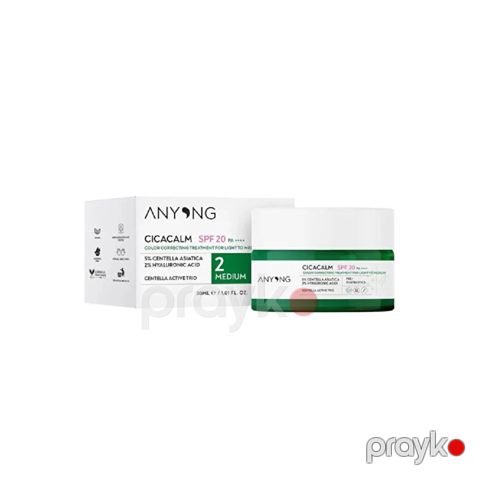 Üz üçün krem Anyong Cicacalm Tonlaşdırıcı Medium SPF20, 30 ml — Bakı