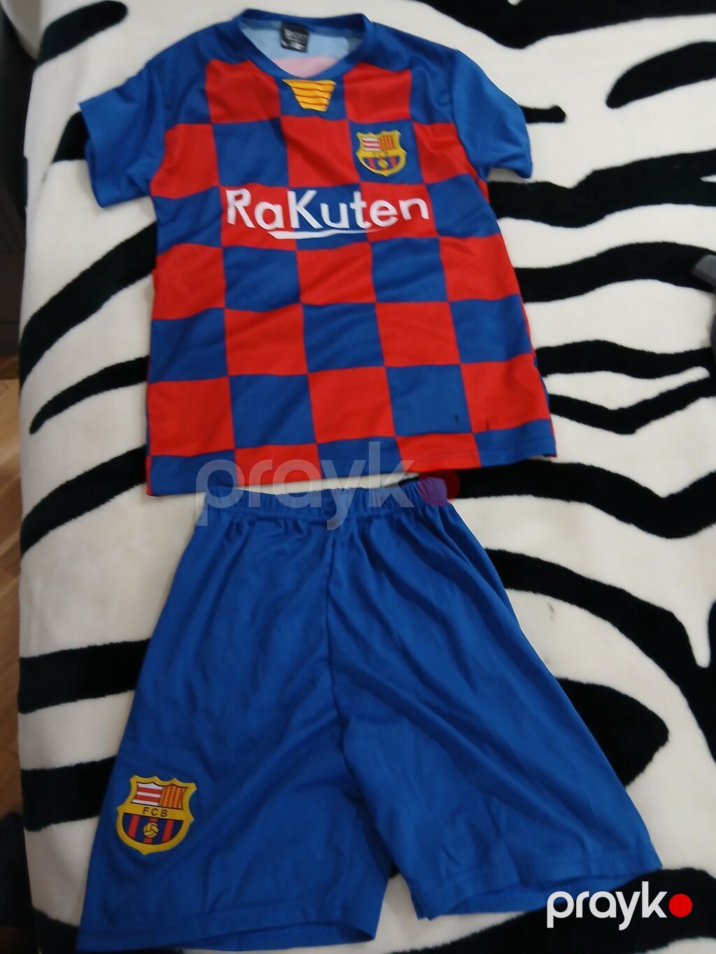 Uşaq üçün FC Barcelona futbol dəsti Xl olcu tek kofta 10 man sorkile — Uşaq geyimi, Bakı (2)