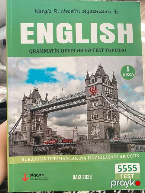 Nərgiz Nəcəf ingilis dili Qrammatik qeydlər və test toplusu. İçi — Sumqayıt