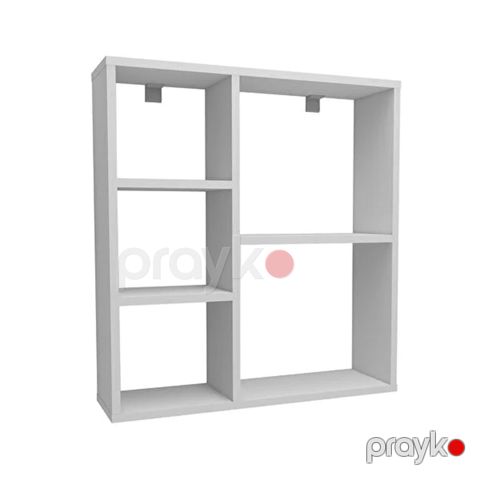 Rəf Ev Plus Myra 12115536, Ldsp, ağ, 70x20x74 sm — Bakı