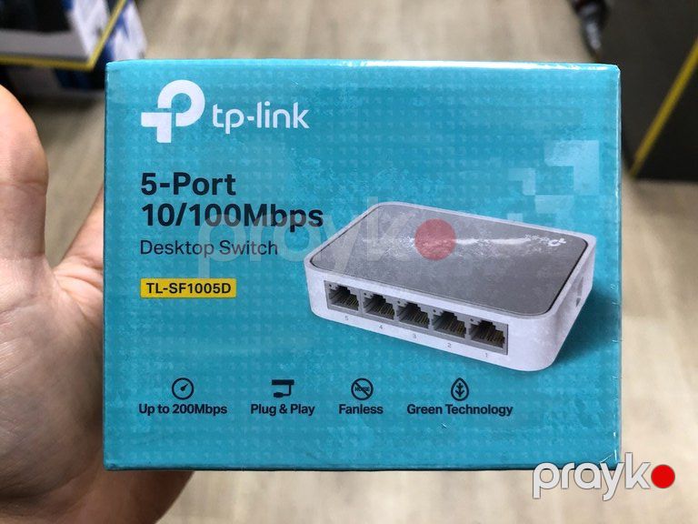 Switch “TP-Link 10/100mb” — Şəbəkə və server avadanlığı, Bakı (4)