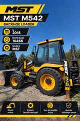 MST Plus M542 backhoe loader - Marka/model: MST M542 (Plus) - Növ — Tikinti texnikası