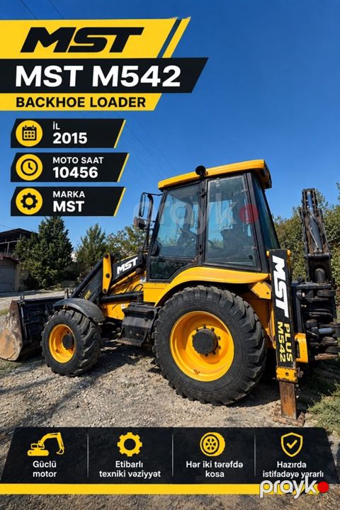 MST Plus M542 backhoe loader - Marka/model: MST M542 (Plus) - Növ — Masazır