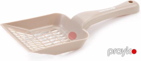 Xəkəndaz iri tor ilə pişik tualeti üçün Beeztees Cat Litter Scoop Coarse Bej 27×10×20 sm — Bakı
