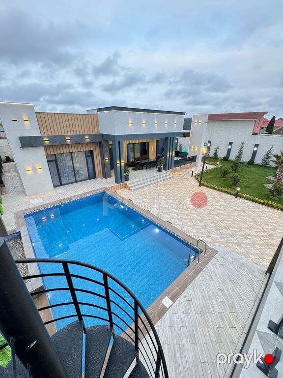 Satılır 5 otaqlı həyət evi/bağ evi 250 m² — Ev, villa, Bakı (3)