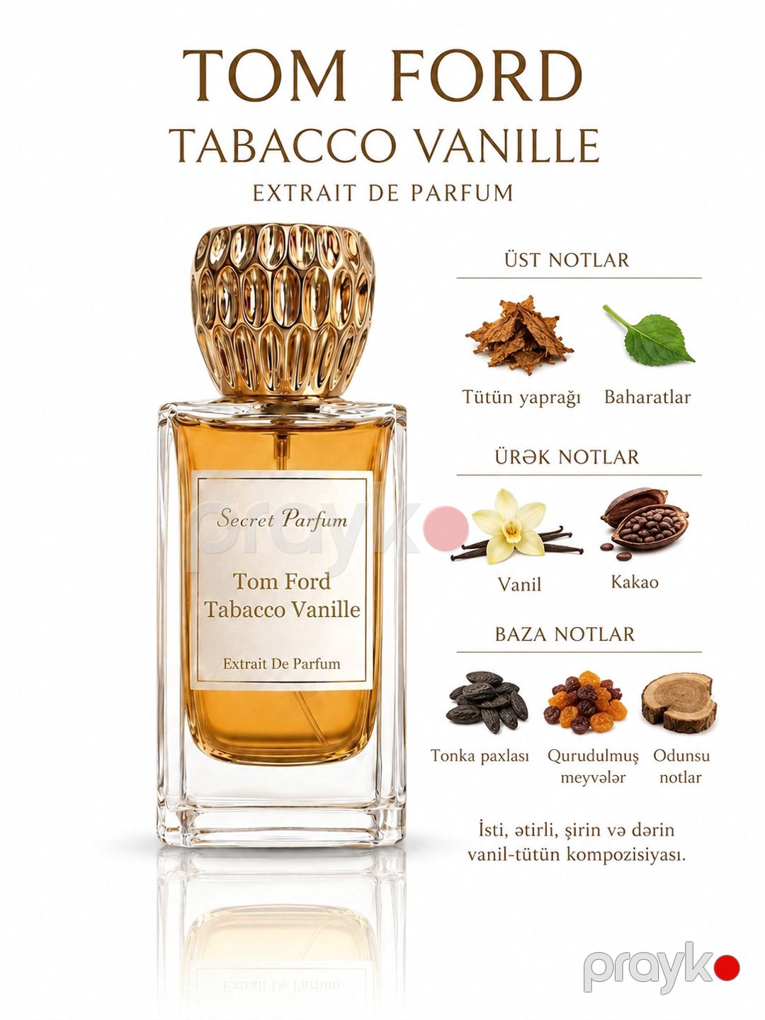 Tabacco Vanille Extrait De Parfum kişilər üçün, 20 ml — Mallar, Bakı (3)