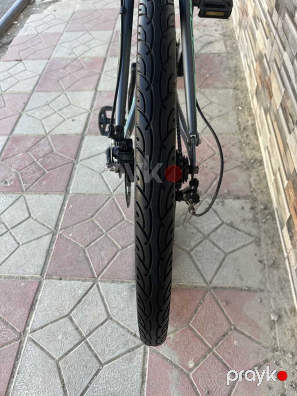 Dağ velosipedi – Ecobıke (yaşıl) - Karkas: alüminium alaşımlı — Dağ velosipedləri, Xırdalan (6)