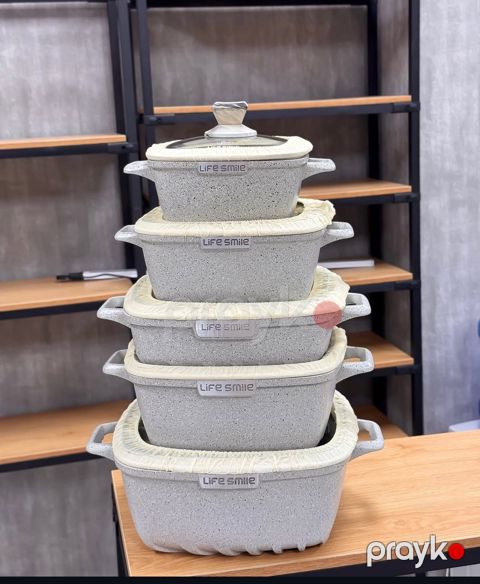 Qab-qacaq dəsti Life Smile 260.8, bioqranit, 10 əd — Bakı