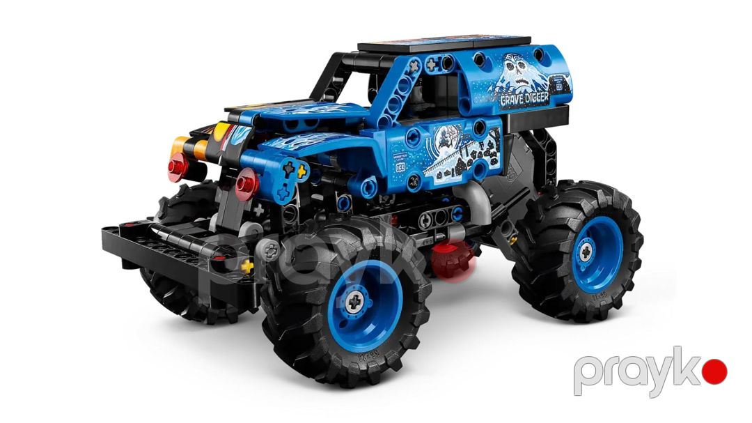 Konstruktor No Brand Technic Monster Jam Grave Digger Fire and Ice 42219 — Mallar, Bakı (2)