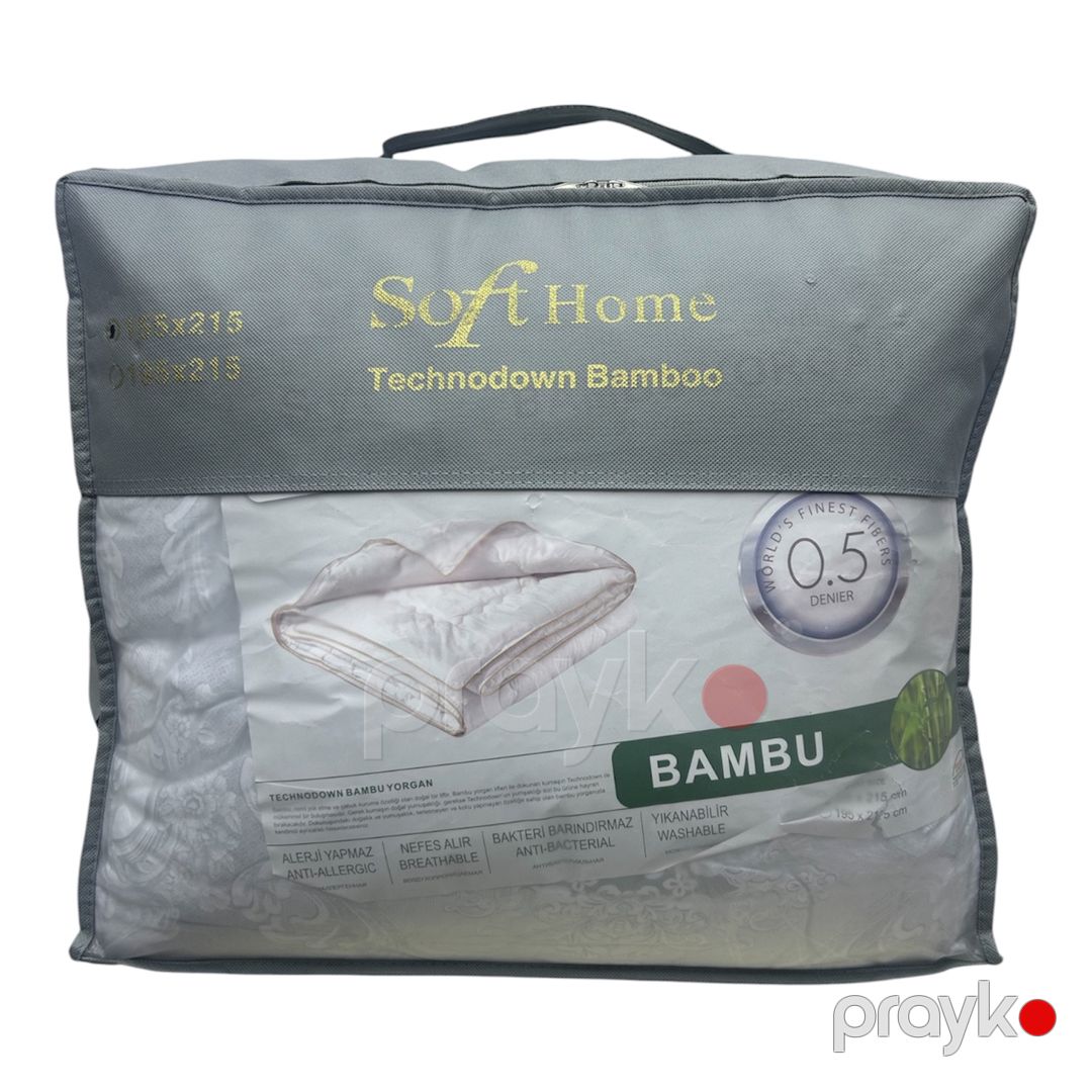 Yorğan Soft Home, Soft bamboo yorgan tək, Birnəfərlik, Bambuk, 155x215 sm — Yorğanlar, Bakı (2)