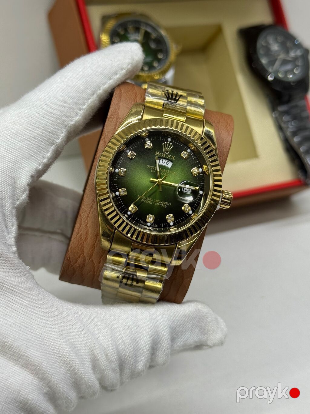Yeni, Qol saatı, Rolex, rəng - Yaşıl — Qol saatları, Bakı (2)
