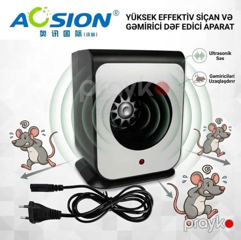 Gəmirici və siçan qovucu Acsıon ultrasonik, 220V — Bakı