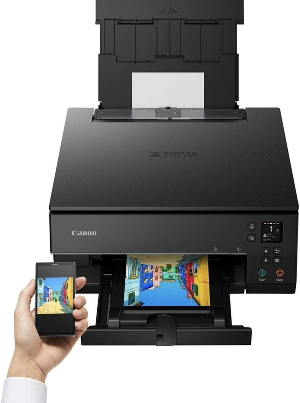 Canon Pıxma rəngli inkjet printer yeni - Ağıllı bağlantı: Wi‑Fi ilə — Printerləri, Mehdiabad (2)