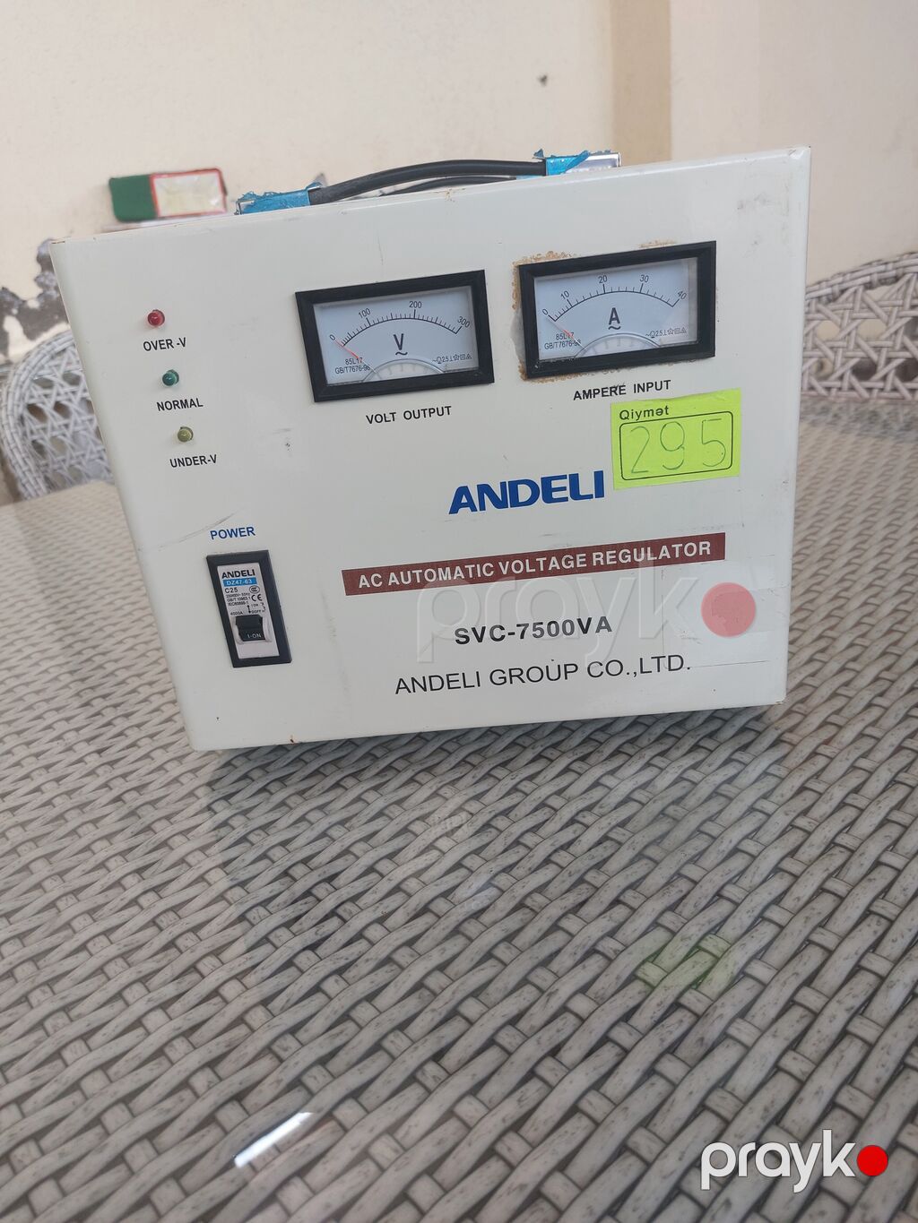 Andelı SVC-7500VA – AC Avtomatik Gərginlik Tənzimləyicisi - Güc: 7500 — Gərginlik stabilizatoru, Masazır (3)