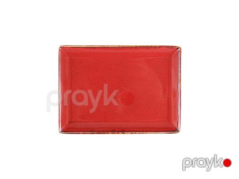 Boşqab Porland Seasons, farfor, qırmızı, 18x13 sm — Bakı