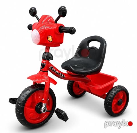 Üçtəkərli velosiped ABC_528, qırmızı — Bakı