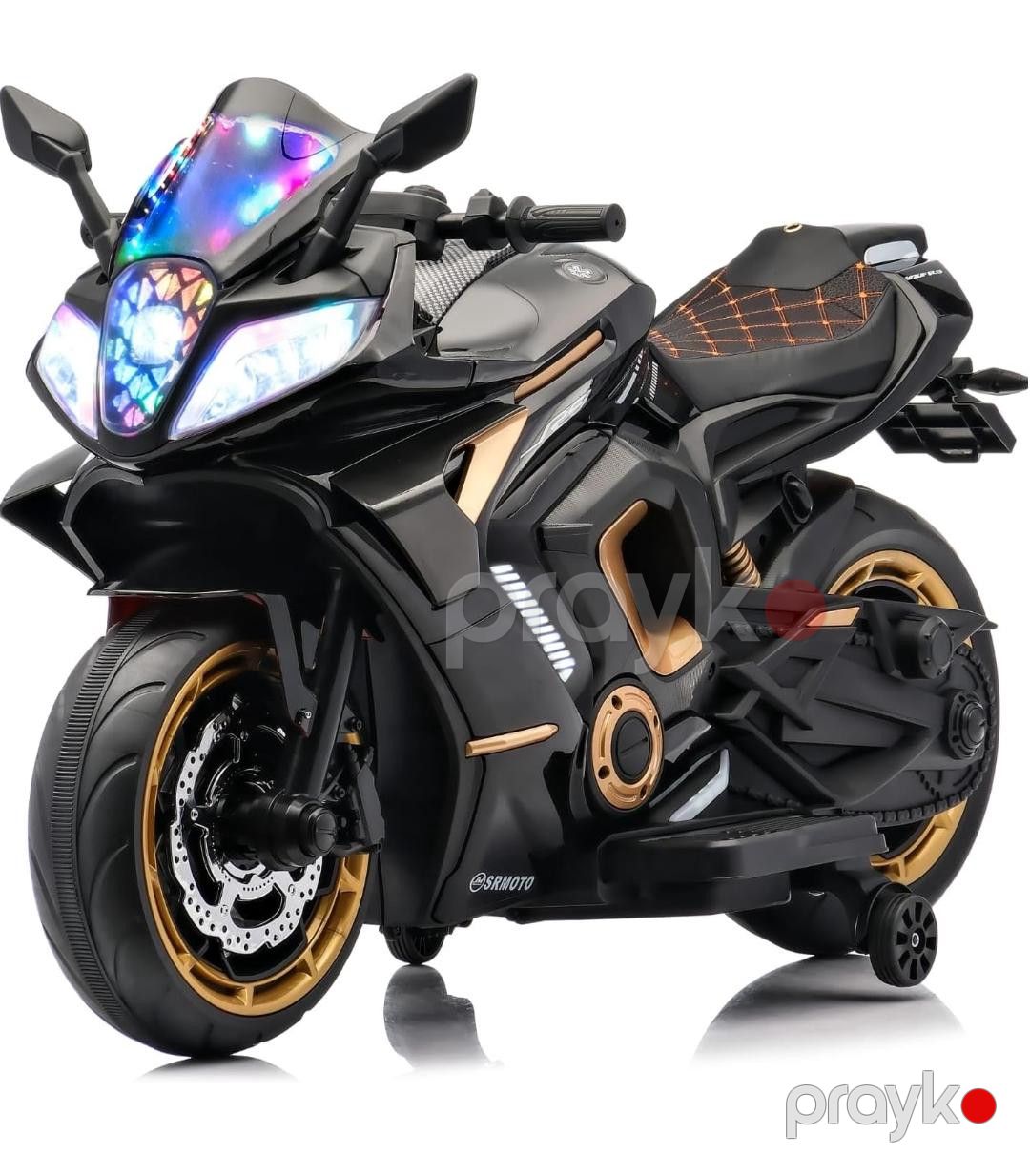 Uşaq elektrik motosikli ABC-3188, sarı/qara — Mallar, Bakı (2)