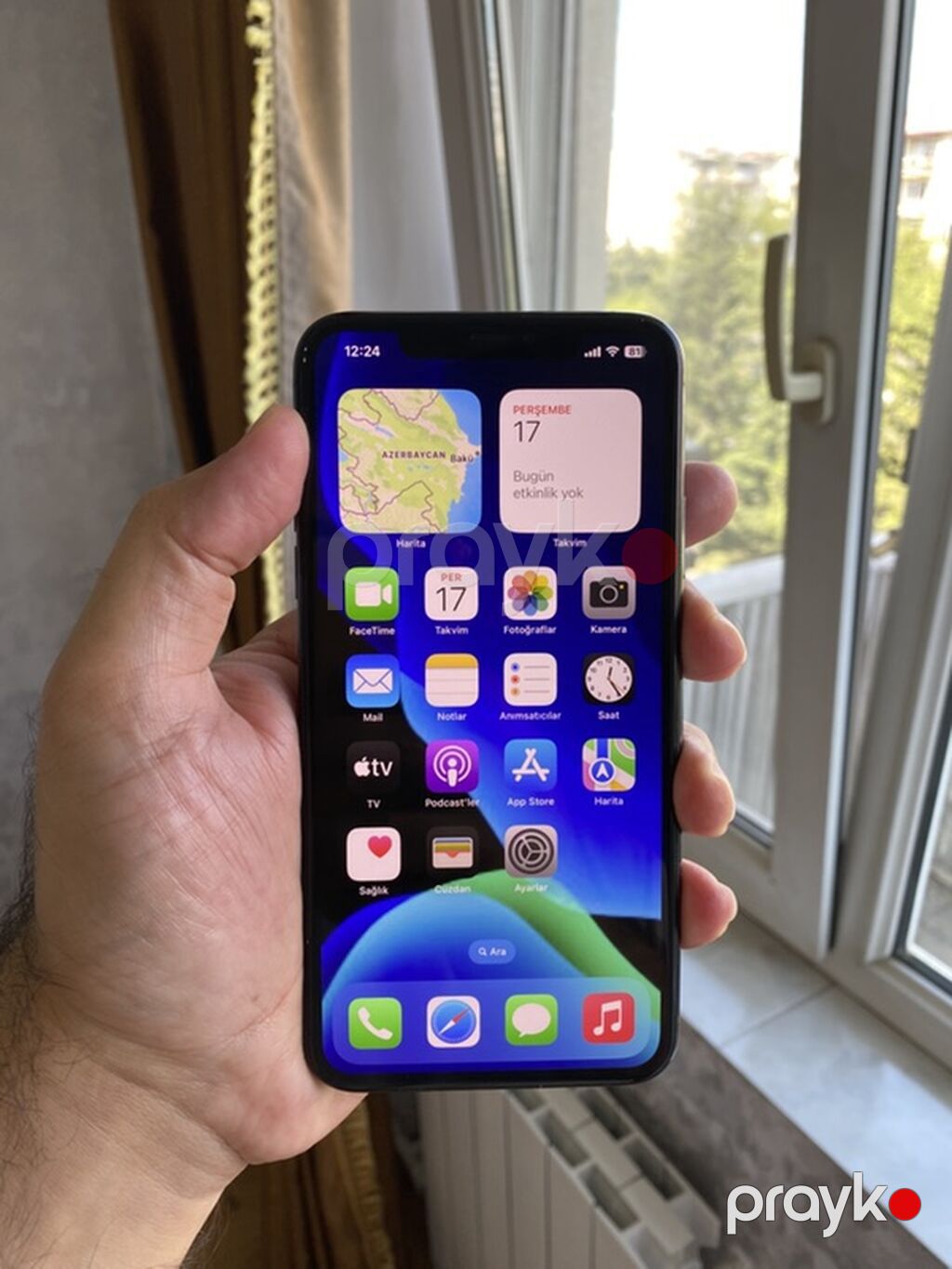 IPhone 11 Pro Max, 256 GB, Matte Midnight Green, Face ID — Apple iPhone, Bakı (2)