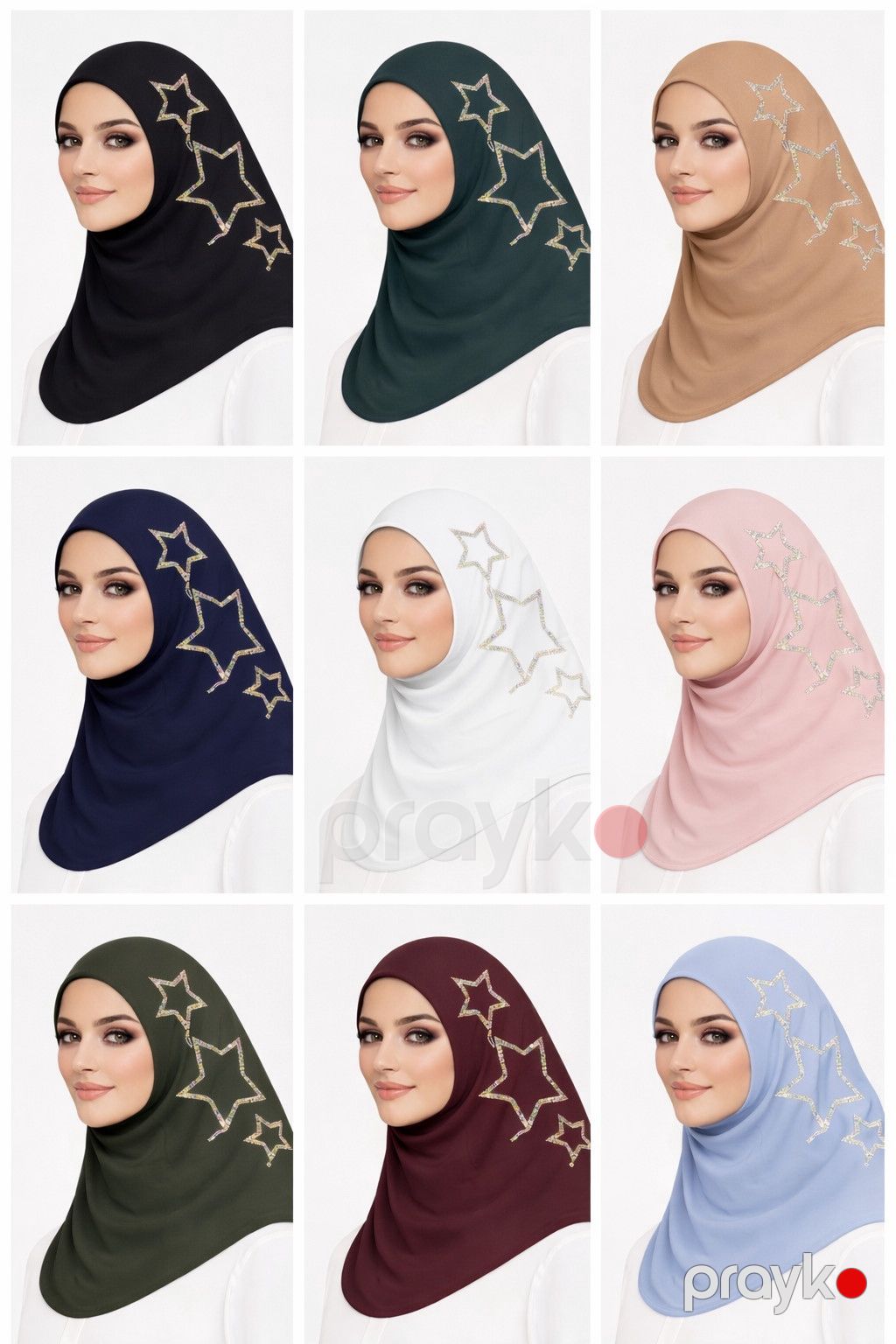 Hicab 5424, yaşıl, pambıq, ölçü One size — Mallar, Bakı (2)