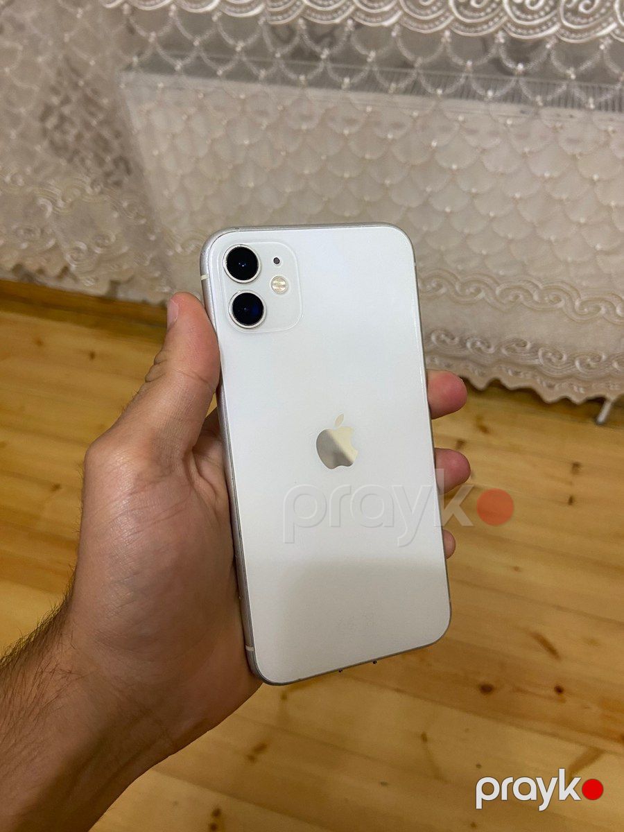 Apple iPhone 11 White 64GB/4GB — Smartfonlar, Sumqayıt (2)