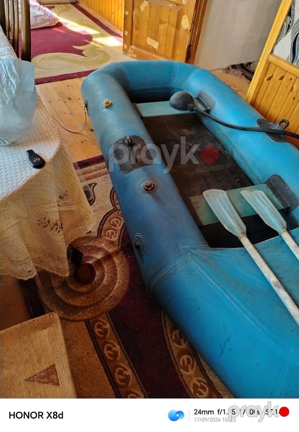 Şişmə rezin qayıq - Material: qalın, möhkəm rezin/PVC tipli şişmə — Hovuzlar, Güzdək (2)