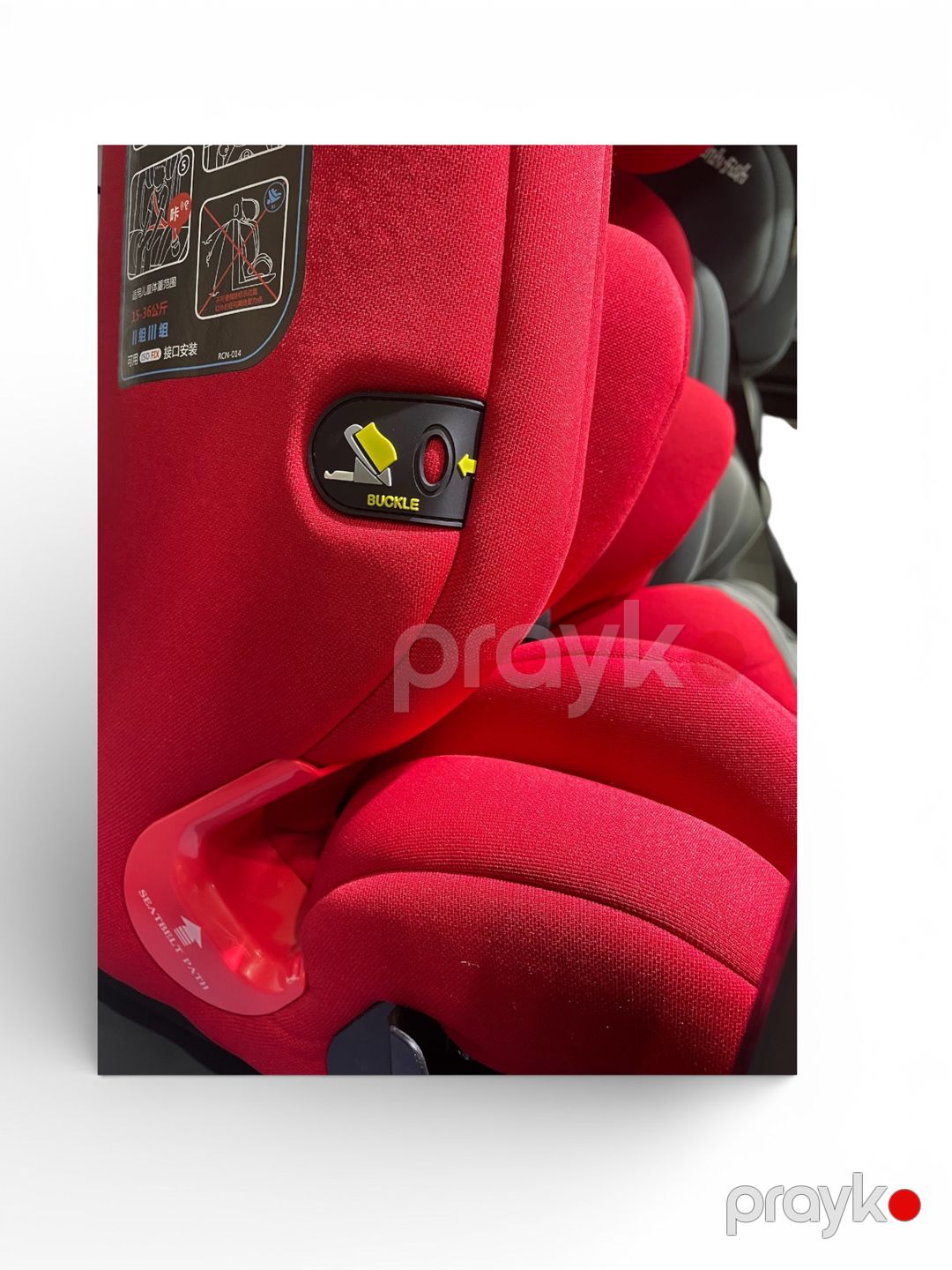 Avtomobil kreslosu PP-020, qırmızı — Mallar, Bakı (3)