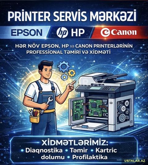 Printer təmiri — Bakı