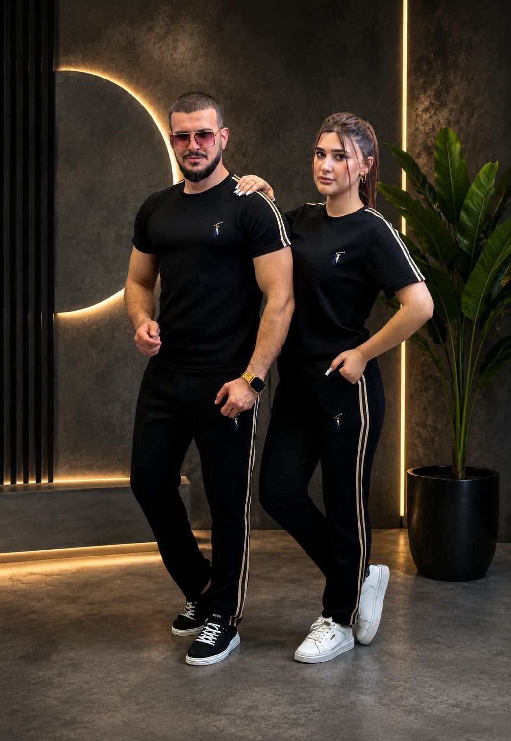Kişilər üçün idman kostyumu 2379017, qara, pambıq, ölçü M — Mallar, Bakı