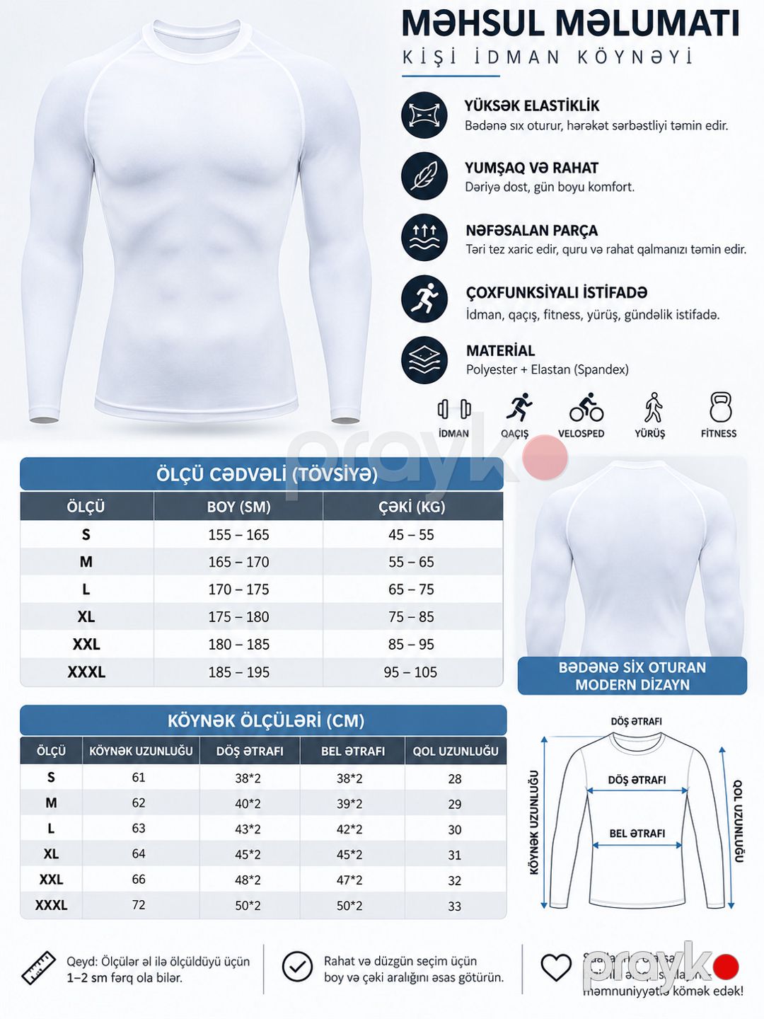 Gimnastika geyimi No brand, Balet, L, Yetkin, Ağ — Mallar, Bakı (2)